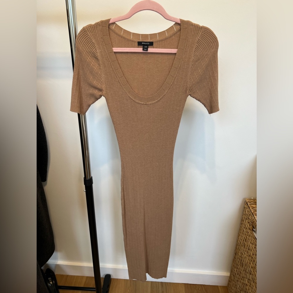 RW&CO light beige dress